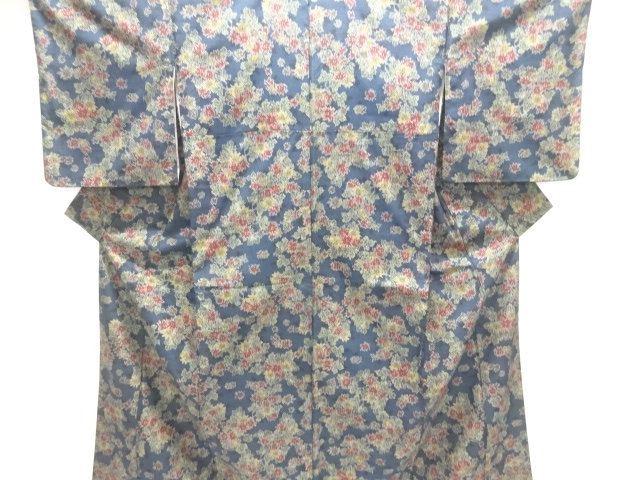 Japanese Kimono / Tsumugi Omeshi Silk